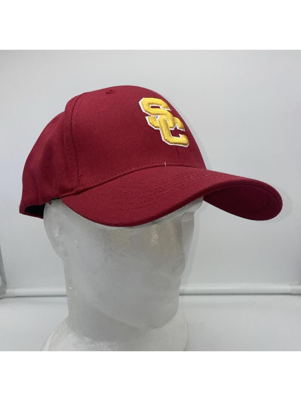 USC Trojans Team Trojan - Collegiate Licensed Product Fitted Hat Sz M Cap NWT